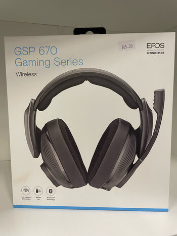 Zaidimu ausines EPOS Sennheiser GSP 670 gaming series headphones ausines wireless