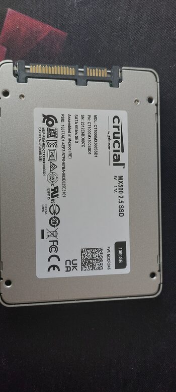 Crucial MX500 1 TB SSD Storage