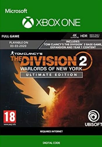 Buy The Division 2 Warlords Of New York Ultimate Edition Xbox One Xbox Live Key Europe Eneba