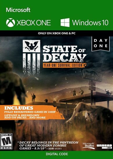 

State of Decay: Year-One Survival Edition PC/XBOX LIVE Key UNITED STATES