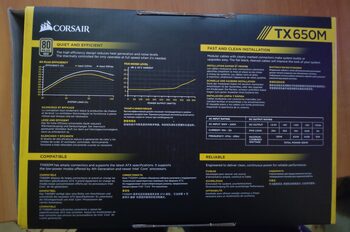 Corsair TX650M Gold ATX 650 W 80+ Gold Semi-modular PSU