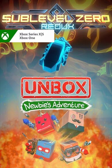 E-shop BUNDLE - Unbox: Newbie's Adventure and Sublevel Zero: Redux XBOX LIVE Key ARGENTINA