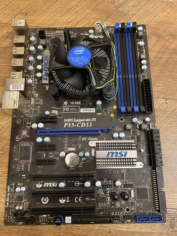 Pirkti MSI P55-CD53 Intel P55 ATX DDR3 LGA1156 1 x PCI-E x16 Slots ...