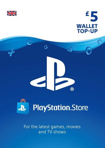 PSN Card 5 GBP | Playstation Network UK digital