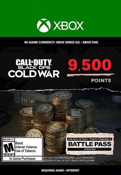 

9,500 Call of Duty: Black Ops Cold War Points XBOX LIVE Key GLOBAL