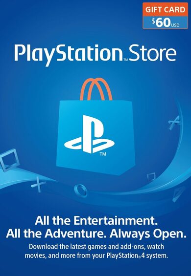 PlayStation Network Card 60 USD (USA) PSN Código Estados Unidos Más Barata