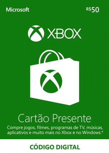 Cartão Presente Xbox Live 50 BRL Xbox Live Key BRAZIL