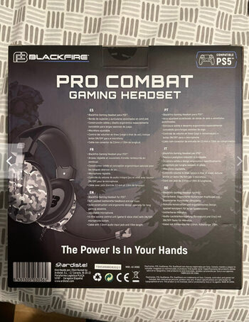BLACKFIRE GAMING HEADSET PRO COMBAT PS4/PS5 