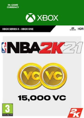 NBA 2K21: 15,000 VC (Xbox One) Código de XBOX LIVE GLOBAL