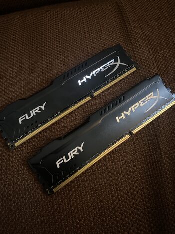 Pirkti Kingston HyperX FURY 16 GB (2 x 8 GB) DDR3-1600 Black PC RAM | ENEBA
