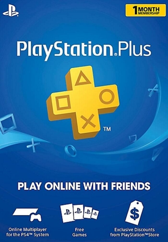 PlayStation Plus Card 1 month membership (US) cheaper