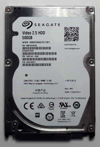 Seagate 500 GB HDD Storage