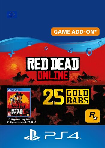 Red Dead Redemption 2 Online 25 Gold Bars (PS4) PSN Key EUROPE