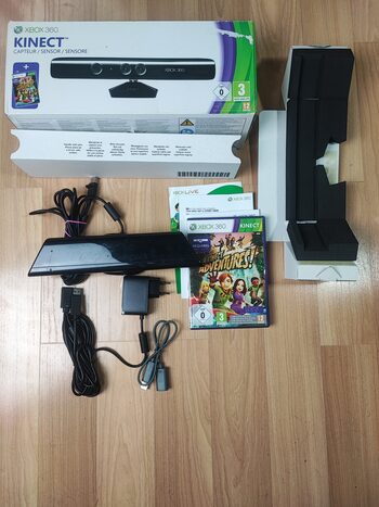 Kinect en caja y con adaptador 