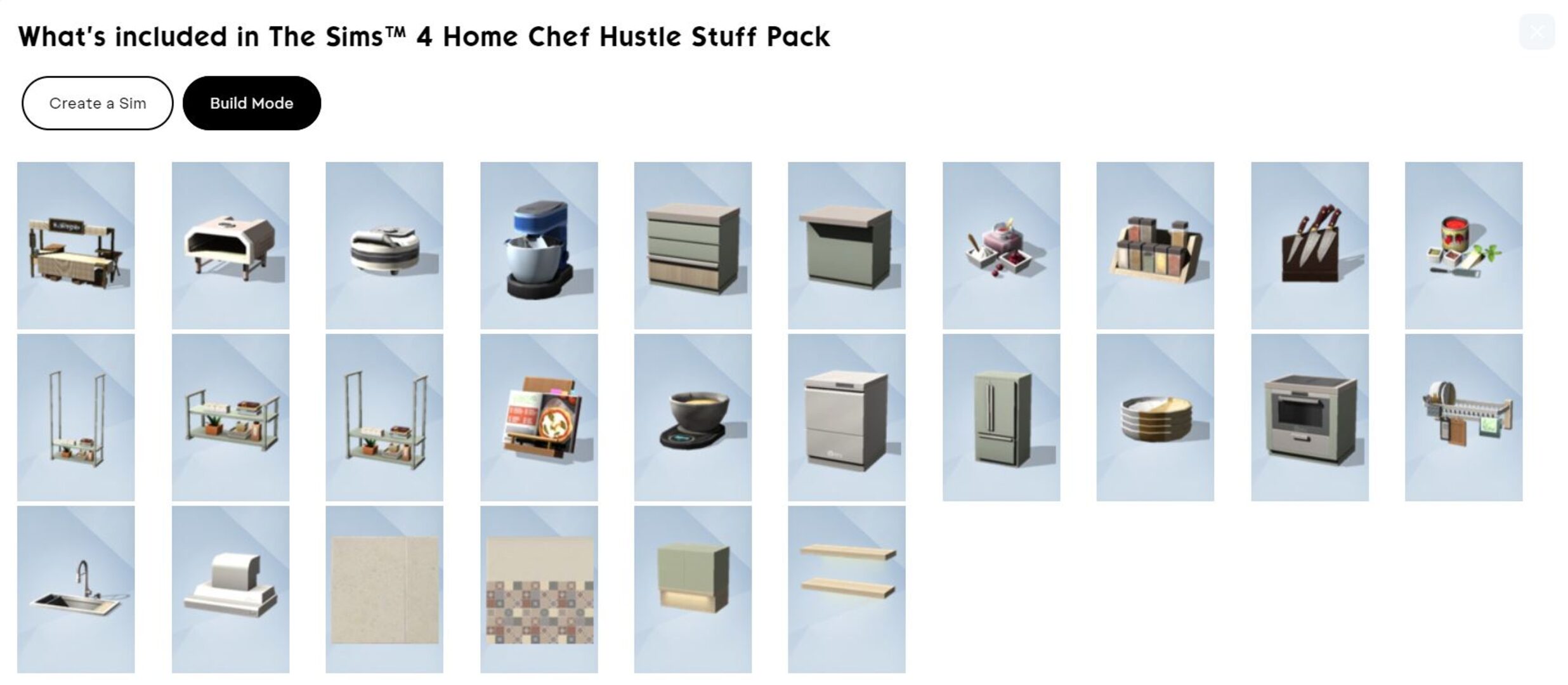  The Sims 4 Home Chef Hustle - Origin PC [Online Game