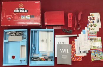 Consola Wii New Super Mario Bros 25 Aniversario Roja Nintendo Buena Condicion