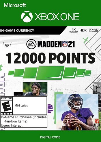 MADDEN NFL 21 - 12000 Madden Points XBOX LIVE Key GLOBAL