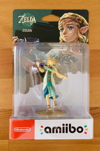 Figura Amiibo de Zelda de la Colección Tears of the Kingdom. PRECINTADO.