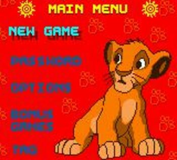 The Lion King: Simba's Mighty Adventure Game Boy Color