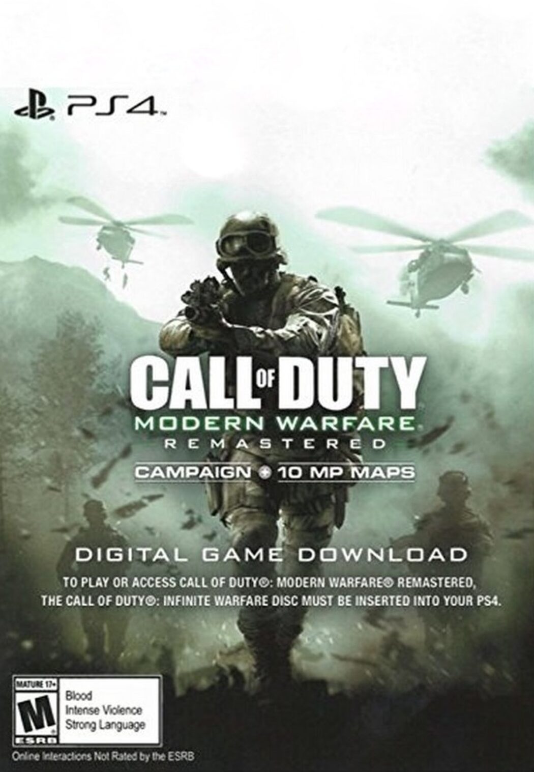 modern warfare ps4 digital sale