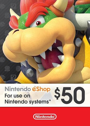 Nintendo eShop Card 50 CAD Key CANADA