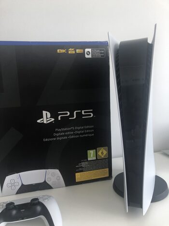 Redeem Playstation 5 Digital Edition, Black & White, 825GB