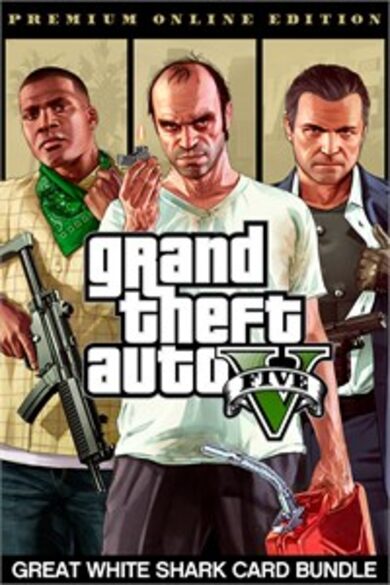 Grand Theft Auto V: Premium Online Edition & Great White Shark Card Bundle Rockstar Social Club Key GLOBAL