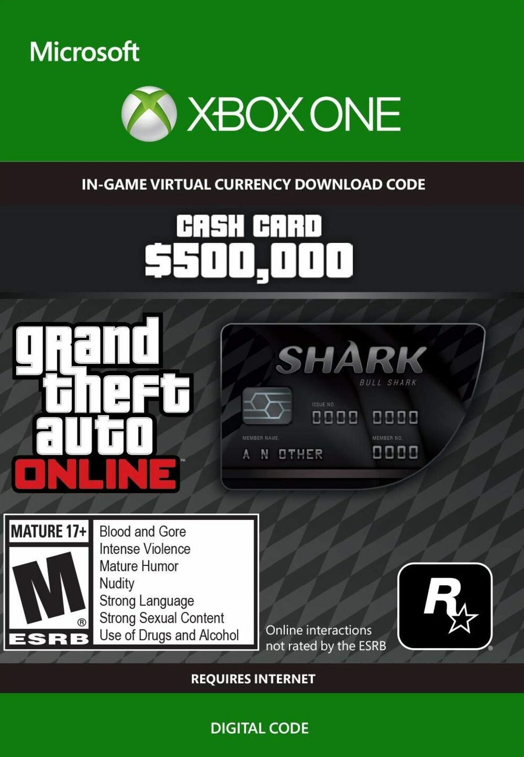 Grand Theft Auto V: Edição Online] Premium e Pacote de Dinheiro Megalodonte Xbox  one Código 25 Dígitos - CardLândia