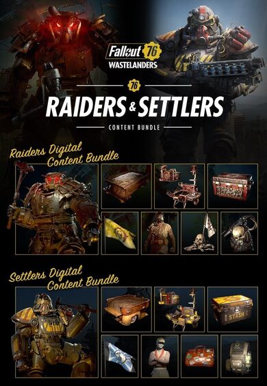 

Fallout 76: Raiders & Settlers Content Bundle (DLC) (Xbox One) Xbox Live Key UNITED STATES