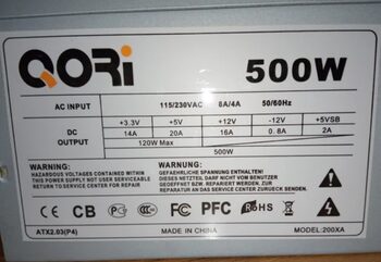 Comprar Fuente De Alimentación ATX QORi 500w