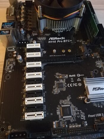 Intel Celeron G3930+Asrock H110 Pro BTC+4GB Ram