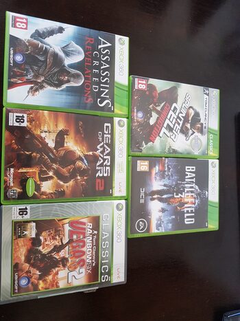 Lot 5 jeux Xbox 360
