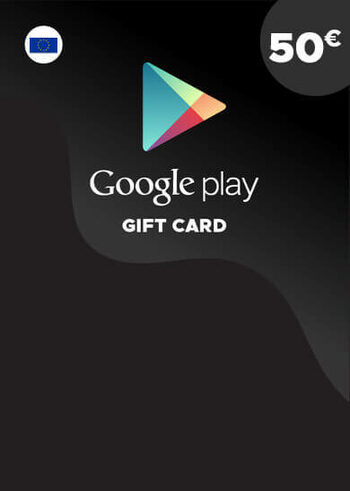 Google Play Karta Podarunkowa 50 EUR Klucz EUROPE