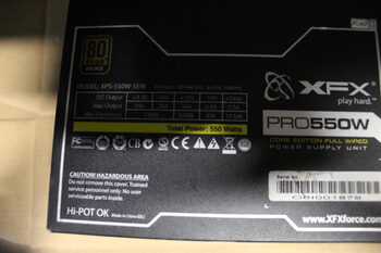 Buy XFX ATX 550 W 80+ Bronze PSU