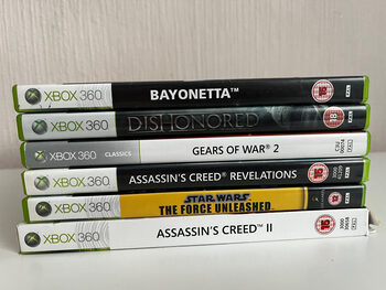 Xbox 360 žaidimų rinkinys (tvarkingų, su knygutėmis) 