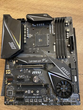 MSI MPG X570 GAMING EDGE WIFI AMD X570 ATX DDR4 AM4 2 x PCI-E x16 Slots Motherboard