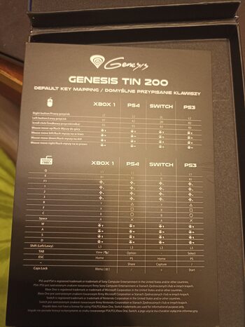 Pelės/klaviatūros adapteris Genesis NAG-1390, skirtas X-box One/PS4/PS3/Nintendo for sale