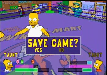 Redeem The Simpsons Wrestling PlayStation