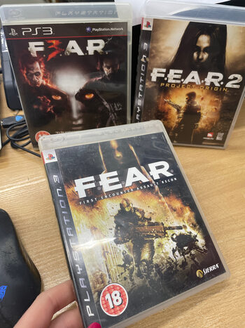 PS3 Fear F.E.A.R žaidimų rinkinys, 3 dalys