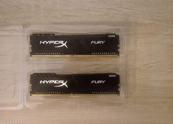 Kingston HyperX Fury 8 GB (2 x 4 GB) DDR4-3200 Black PC RAM