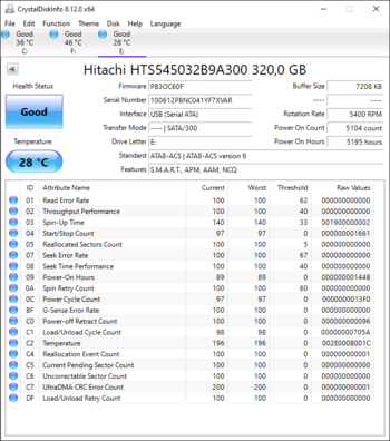 Comprar Hitachi HTS545032B9A300 320GB HDD | ENEBA
