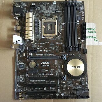 Asus Z97-K/CSM Intel Z97 ATX DDR3 LGA1150 2 x PCI-E x16 Slots Motherboard