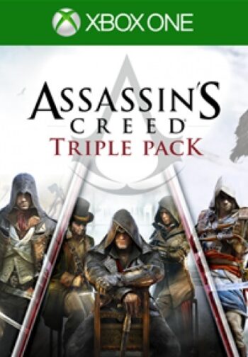 Buy Assassin's Creed Triple Pack: Black Flag, Unity, Syndicate (Xbox) cheap  from 1 USD