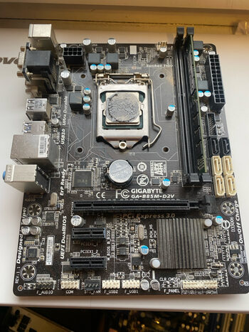 Gigabyte GA-B85M-D2V Intel B85 Micro ATX DDR3 LGA1150 1 x PCI-E x16 Slots Motherboard