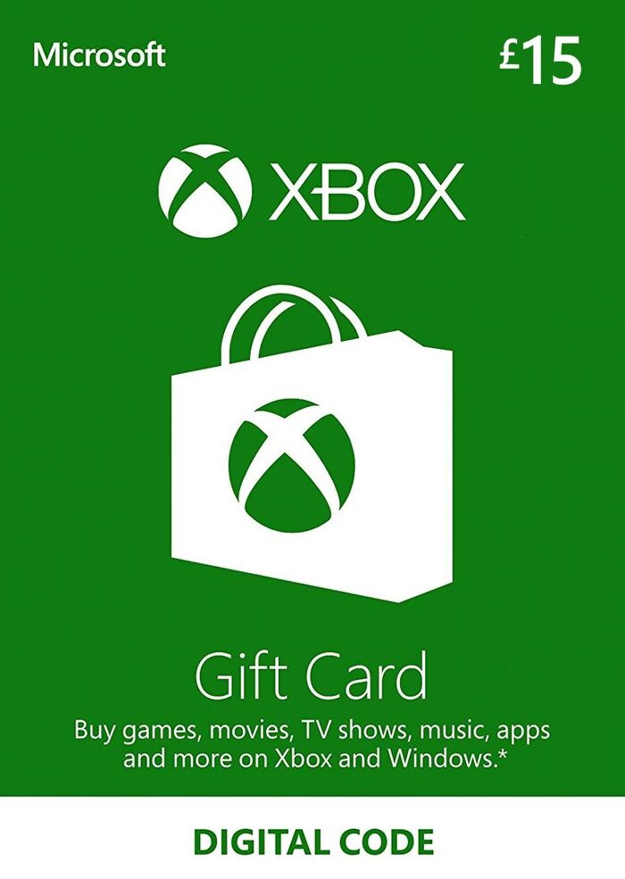 Xbox Gift Card 15 GBP (UK) | Buy Xbox card cheaper! | ENEBA