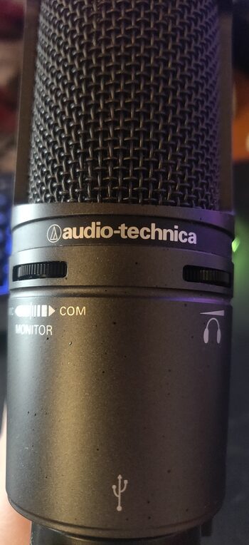 Audio Technica AT 2020 USB+ Studijinis Kondensatorinis Mikrofonas