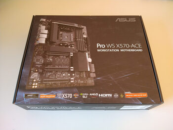 Asus Pro WS X570-ACE AMD X570 ATX DDR4 AM4 3 x PCI-E x16 Slots Motherboard