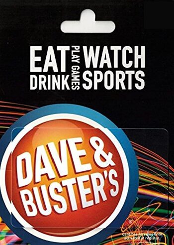 Buy Dave & Buster's 25 USD gift card cheaper | ENEBA