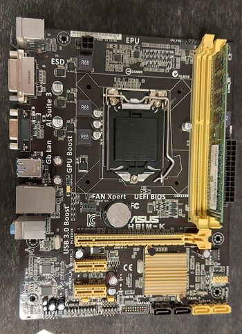 Asus H81M-K Intel H81 Micro ATX DDR3 LGA1150 1 x PCI-E x16 Slots Motherboard