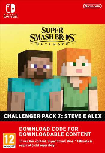 Super Smash Bros. Ultimate - Challenger Pack 7: Steve & Alex (DLC) (Nintendo Switch) eShop Key UNITED STATES